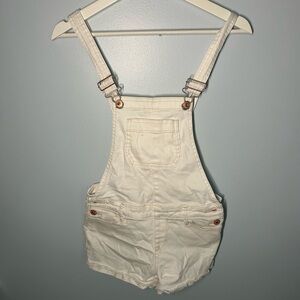 Abercrombie Kids white Overall Shorts
